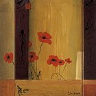 Don Li-Leger Poppy Tile II painting